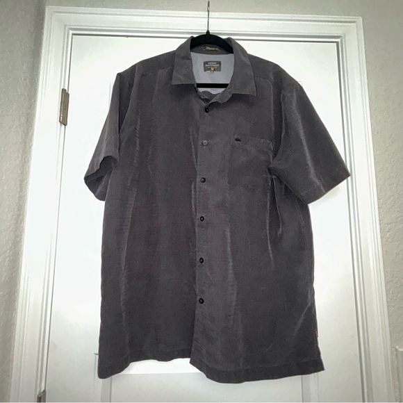 Quiksilver Waterman Collection Short Sleeve Button Front Shirt - Picture 1 of 7